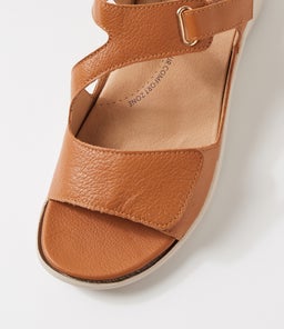 NILA XW ZR DK TAN LEATHER