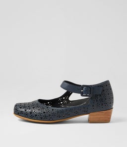 QASTA XW ZR NAVY LEATHER