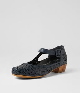 QASTA XW ZR NAVY LEATHER