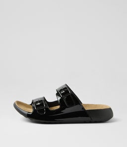 YEXTA W ZR BLACK WRINKLE PATENT