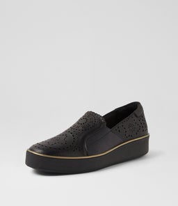 ZORIA W ZR BLACK BLACK SHINE LEATHER ELASTIC
