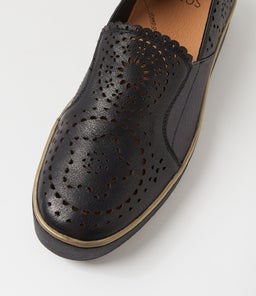 ZORIA W ZR BLACK BLACK SHINE LEATHER ELASTIC