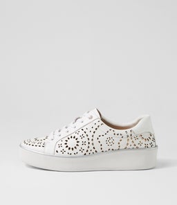 ZAMELA W ZR WHITE WHITE SOLE LEATHER