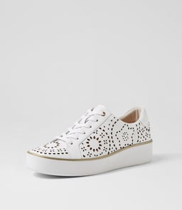 ZAMELA W ZR WHITE WHITE SOLE PATENT LEATHER