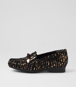 FREMCH XF ZR BLACK&COPPER MOSAIC SUEDE