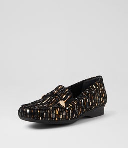 FREMCH XF ZR BLACK&COPPER MOSAIC SUEDE