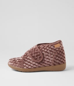 FOFFIE XW ZR TAUPE EMBOSS VELVET