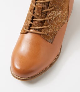 TARSUS XF ZR TAN TAN ROYAL PRINT LEATHER SUEDE