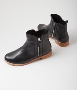MCTEAL XW ZR BLACK NATURAL HEEL LEATHER
