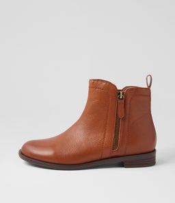 MCTEAL XW ZR DK TAN LEATHER