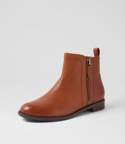MCTEAL XW ZR DK TAN LEATHER