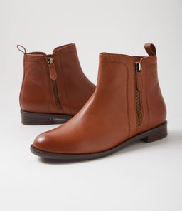 MCTEAL XW ZR DK TAN LEATHER