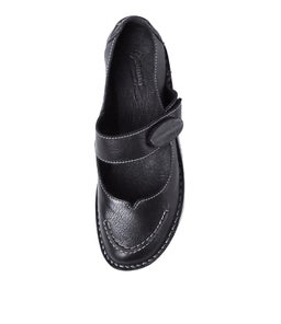 SLOOSH BLACK LEATHER