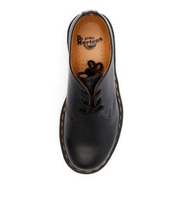 1461 3 EYE GIBSON BLACK SMOOTH LEATHER