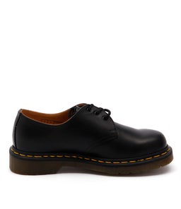 1461 3 EYE GIBSON BLACK SMOOTH LEATHER