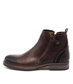 HUNTER WR DARK BROWN LEATHER