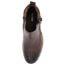 HUNTER WR DARK BROWN LEATHER