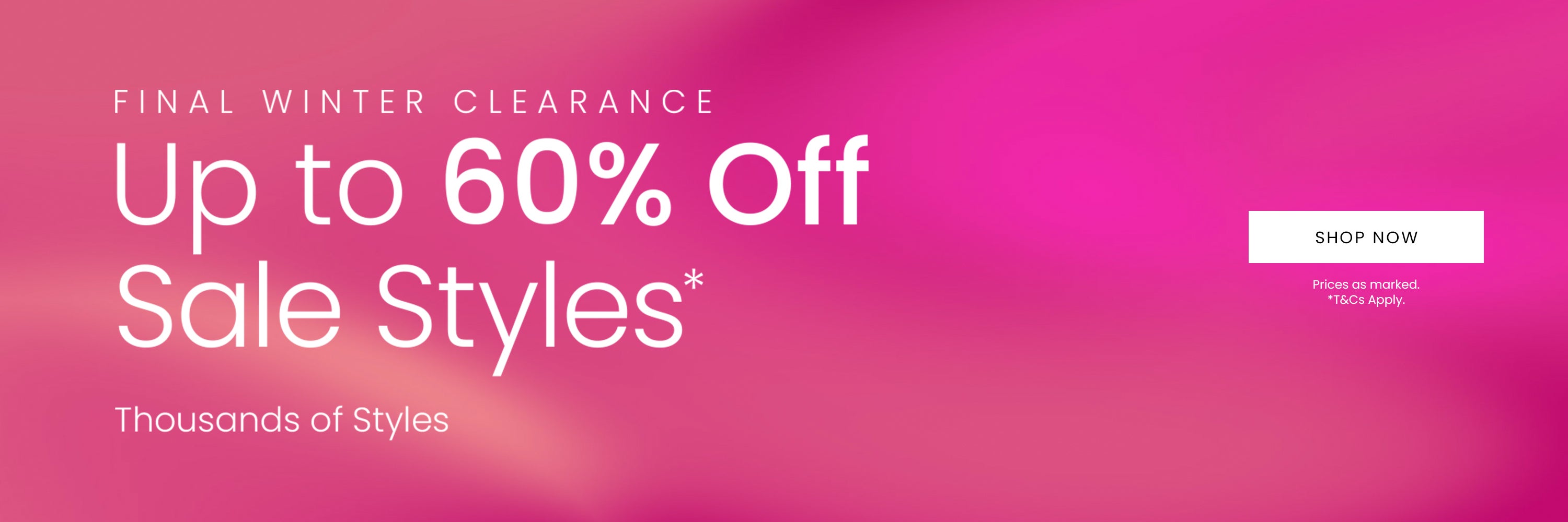 Styletread | Final Winter Clearance | Up to 60% Off | Shop Now